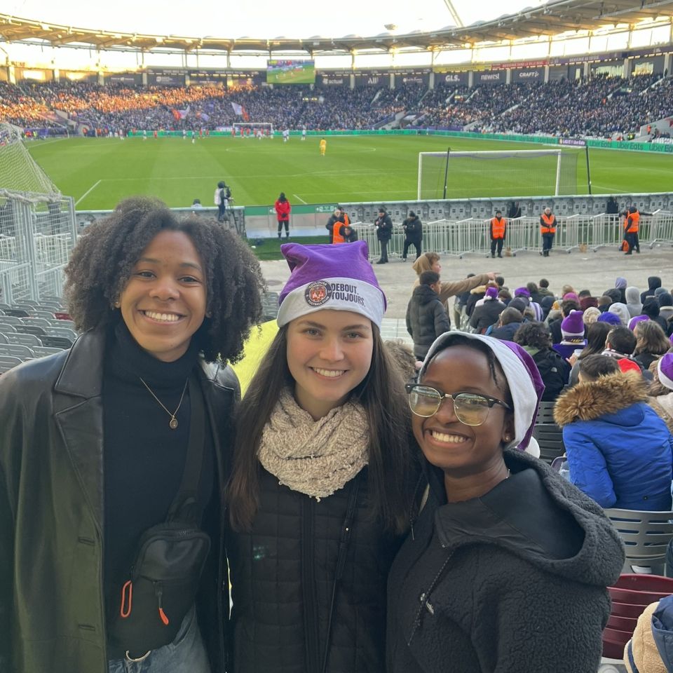 toulouse abroad france futbol game students