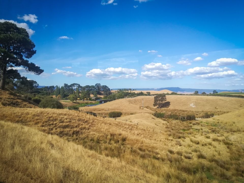 hobbiton rolling hills new zealand