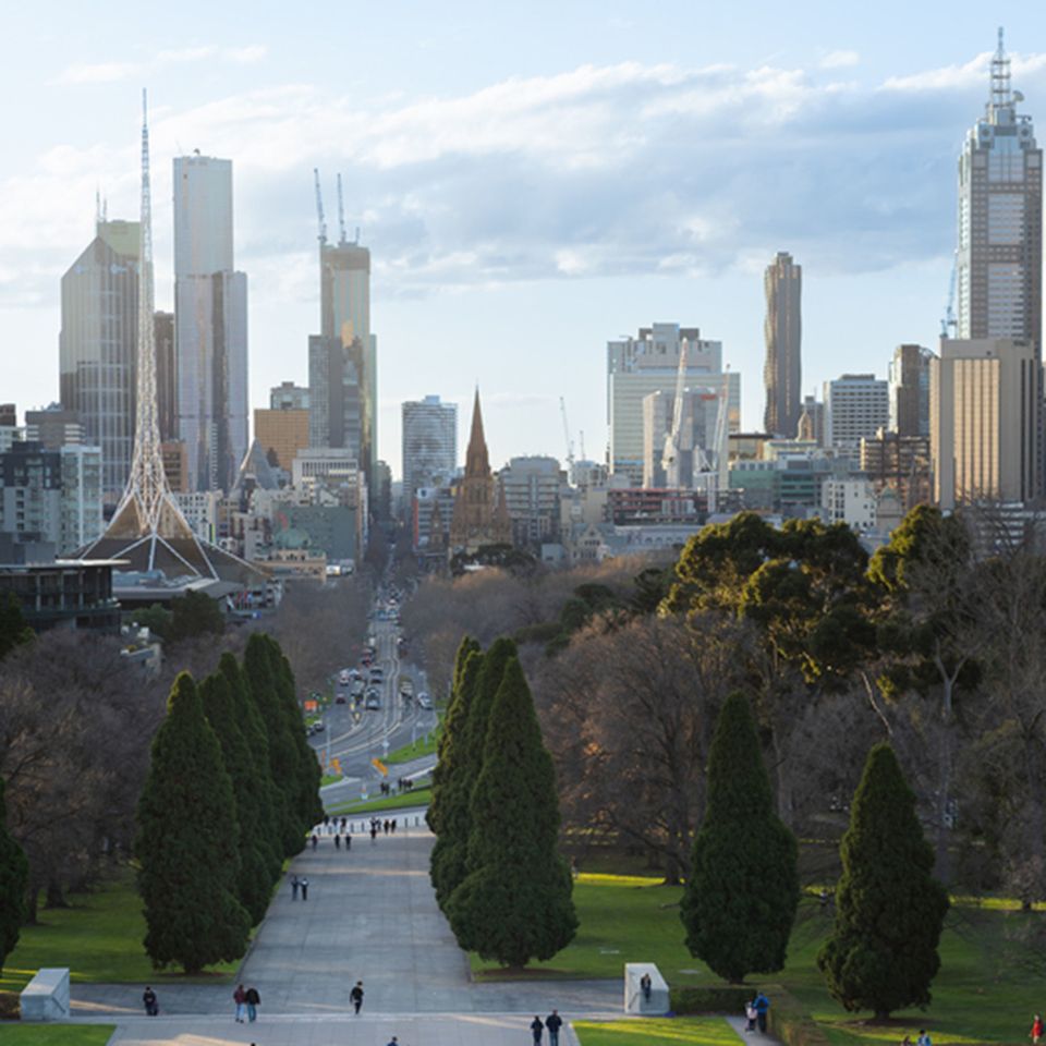 melbourne city skyline