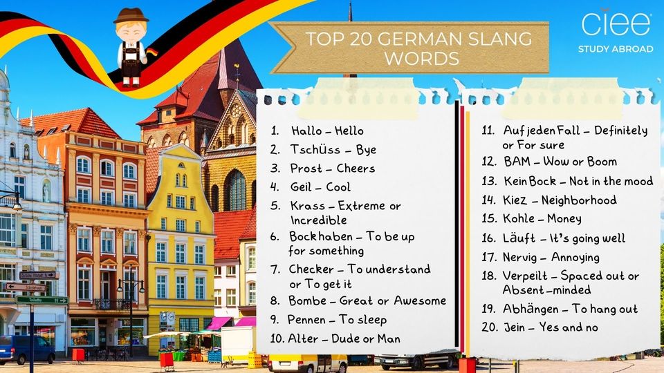 german slang words phrases