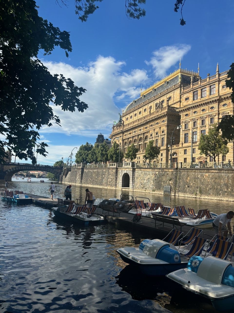 The beautiful Vltava river