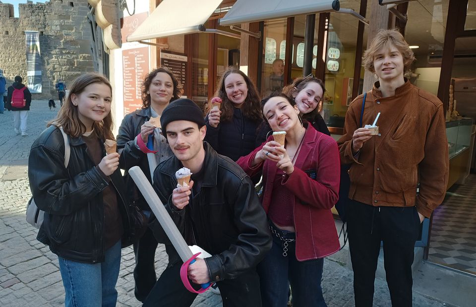 toulouse students gelato tasting