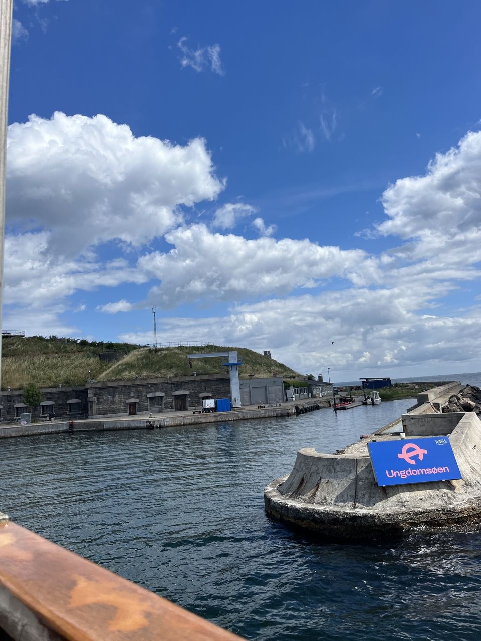 View of Youth Island from the water