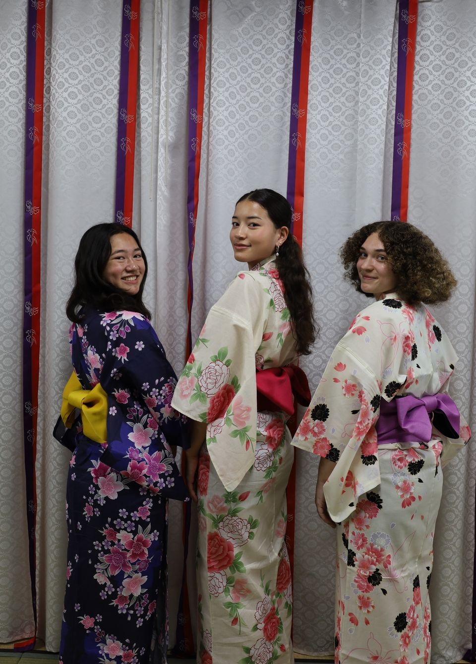 Yukata trio