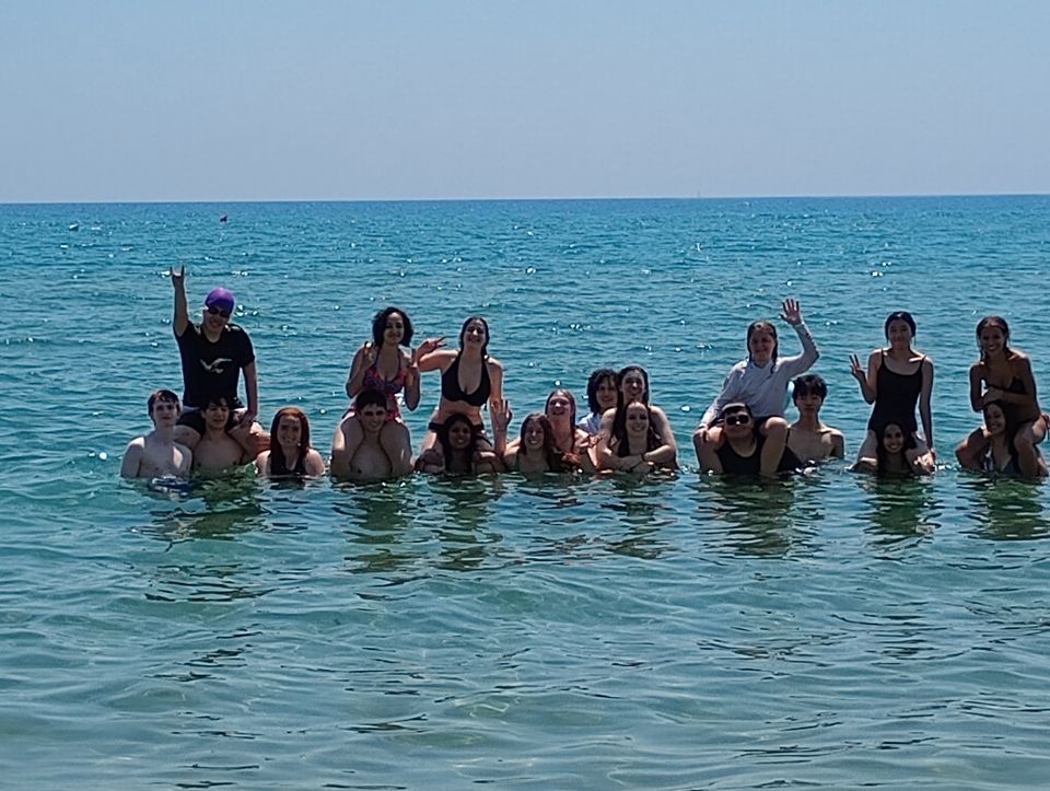 Swimming in the Ocean While in Sperlonga