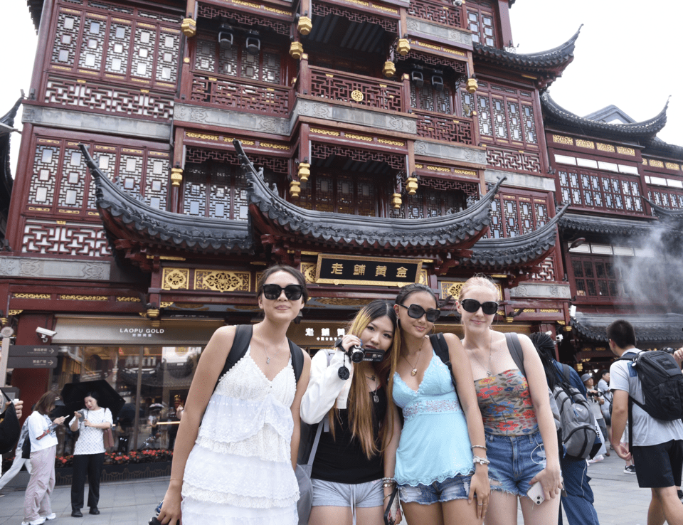 Appreciating the beauty of the traditional Chinese architecture.