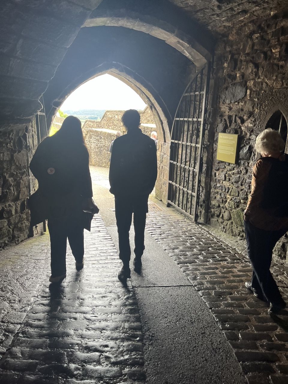 Students at Stirling Castle, Scotland