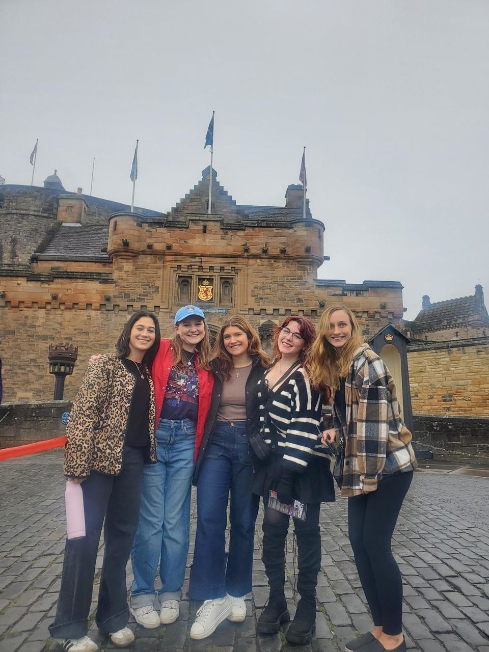 Students at Edinburgh Castle