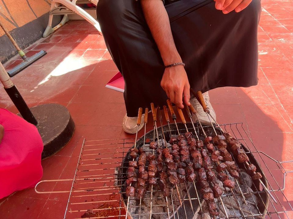 high school summer abroad barbecue