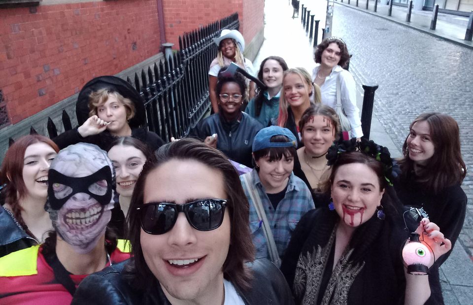 dublin study abroad students dress up halloween