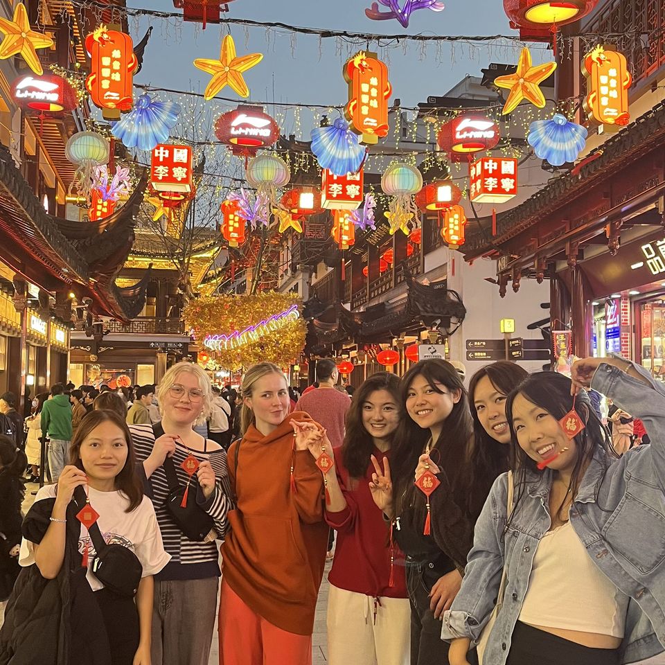 new year china students abroad lanterns